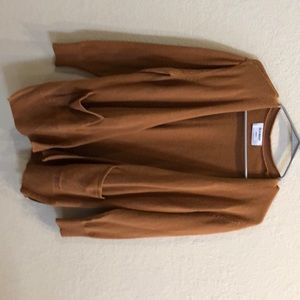 Orange cardigan
